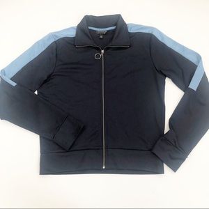 Topshop Lightweight Jacket Navy Blue
